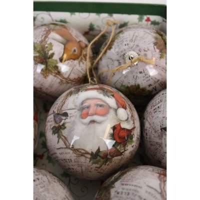 Julgranskulor 7-pack i Box Grön 7,5cm
