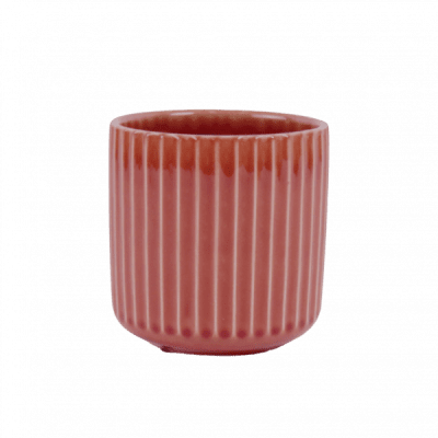 Kruka med ränder 20x20cm