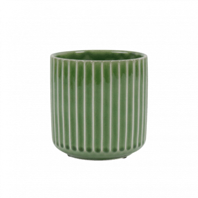 Kruka med ränder 20x20cm