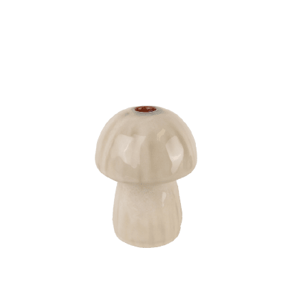 Ljusstake Svamp Beige 11xH14cm