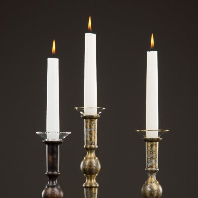 Ljusmanschett Klar/Guld 6,5cm