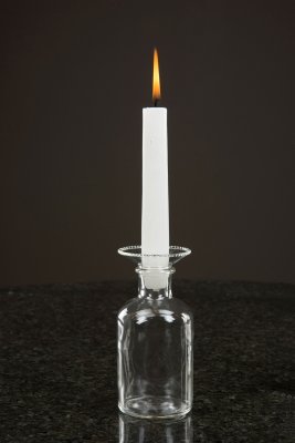 Ljusmanschett Vågig 1-pack Färg: Klar Storlek: 6,5cm Material: Glas