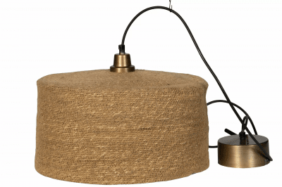 Taklampa Sinda Jute 40x24cm