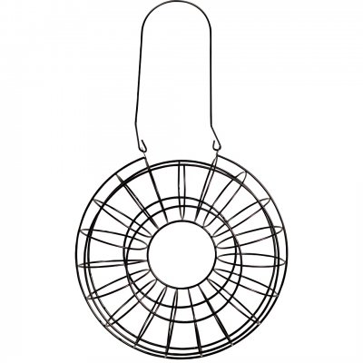 Fågelmatare Talgboll Circle Svart Ø24cm
