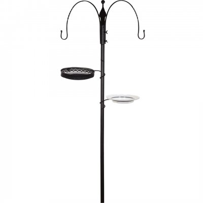 Fågelmatarstation Svart 247cm