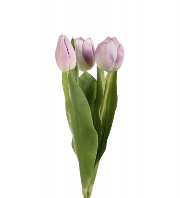 Tulpan Ljuslila Mix 36cm 3-pack, Konstgjord