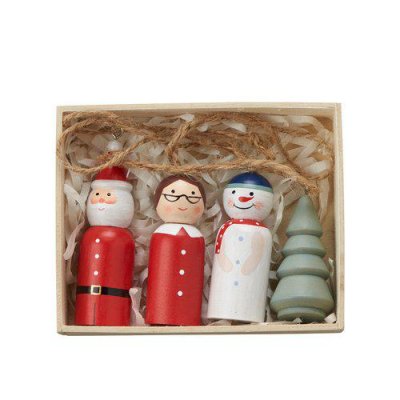 Julhänge Box 4-pack Mix