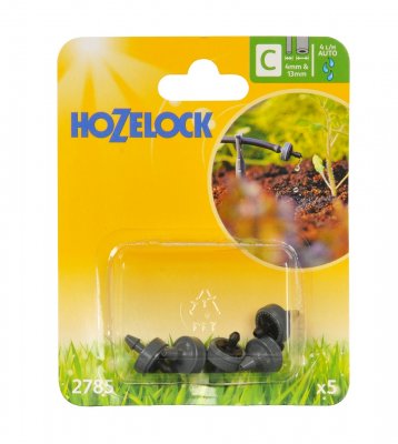Droppmunst 4l/t tryckkomp f slangände 5-pack
