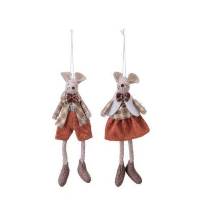 Julhänge Olle & Agneta 16cm