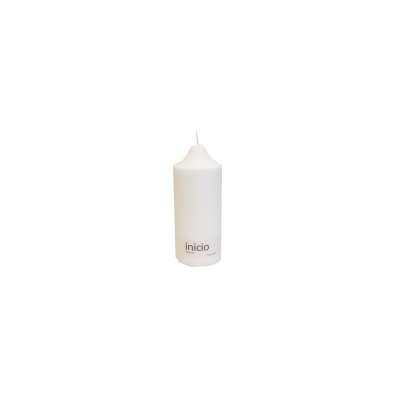 Blockljus 10x25cm Vit