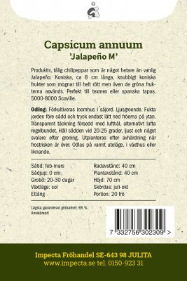 Chilipeppar, Jalapeño M