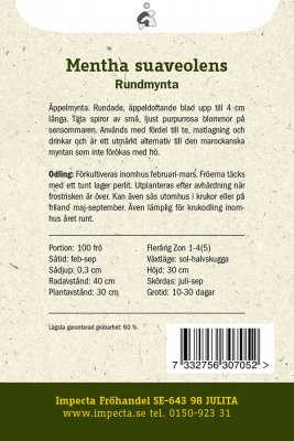 Mynta, Rund-