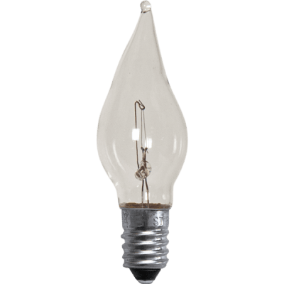 Glödlampa Adventsstake LED Klar E10 3-pack