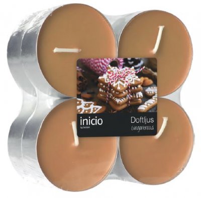 Doftvärmeljus Maxi 10h Gingerbread 8-pack