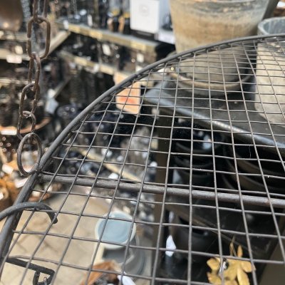 Hängande cirkel med nät 60x100cm