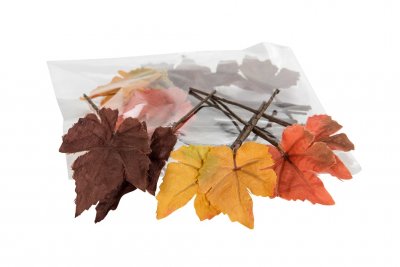 Höstlöv 4cm Mix 12-pack