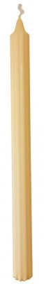 Kronljus Räfflade Gul 28cm 4-pack