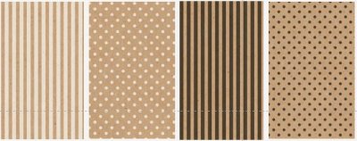 Presentpapper Stripes & Dots Mix 0,7x3m