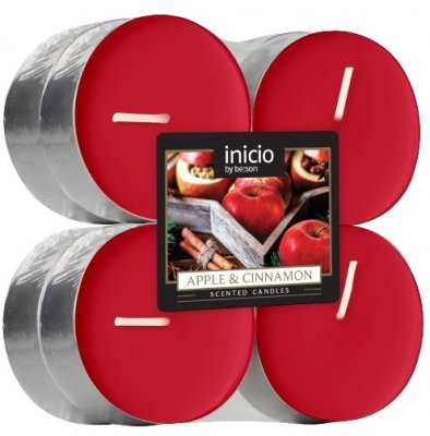 Doftvärmeljus Maxi 8h Apple & Cinnamon 8-pack