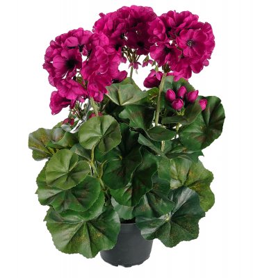 Pelargon 35cm Lila, Konstgjord