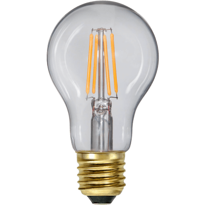 Glödlampa LED Klar filament E27 A60 2100K 400lm Dimbar