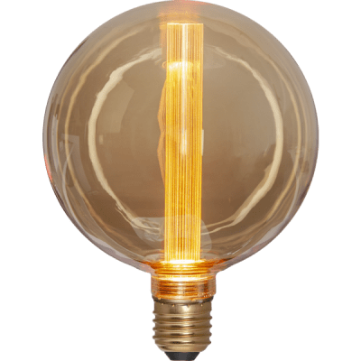 Glödlampa LED Amber E27 G125 1700K 100lm