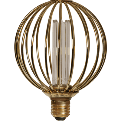Glödlampa LED Metall E27 G125 1800K 180lm
