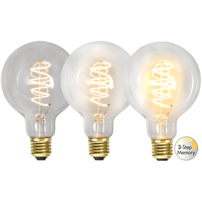 Glödlampa LED Spiral E27 G95 2100K 270lm