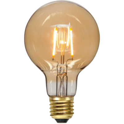 Glödlampa LED Amber E27 2000K 80lm