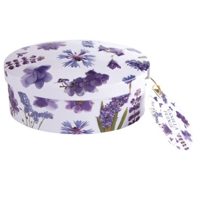 Vaniljfudge Blå Blomster 120g