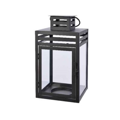 Lykta Svart 14x14x25cm
