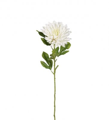 Chrysanthemum Vit 60cm, Konstgjord