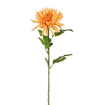 Chrysanthemum Orange 60cm, Konstgjord