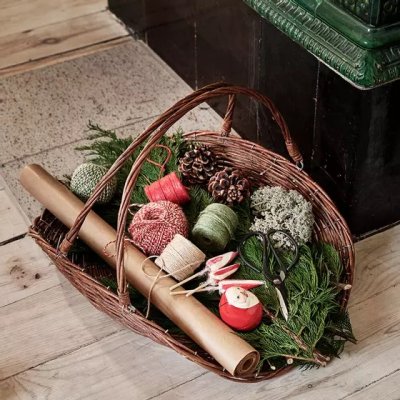 Snöre Jute Röd/vit 125m