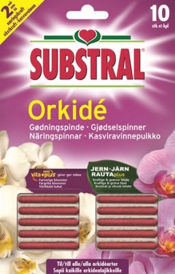 Näringspinne, Orkidé, Substral, 10-pack