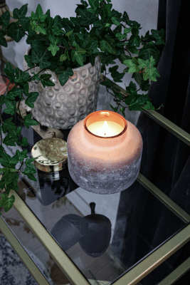 Doftljus med lock Lavendel