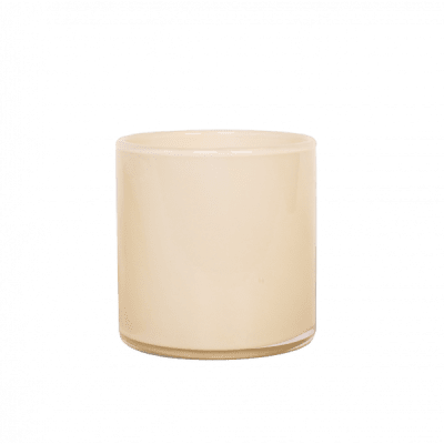 Glaslykta Creme 8x8cm