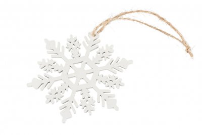 Snöflinga Häng Vit 10cm