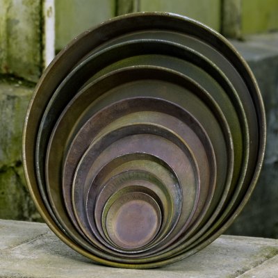 Fat Metall Rustik Brun 12cm