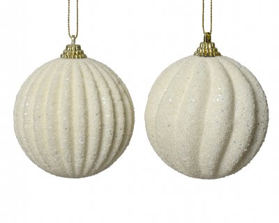 Julkula 8cm Vit Wool White