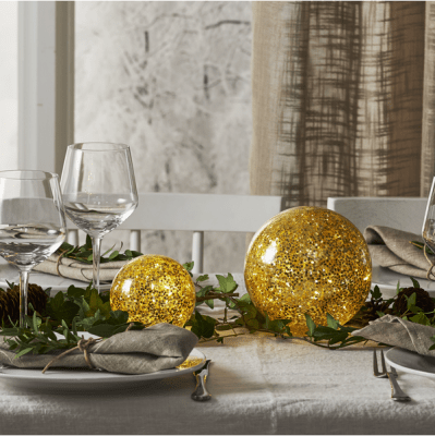 Glasdekoration Star Fall Guld 15x14,7x15cm