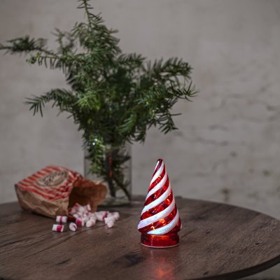 Glasdekoration Candy Tree 8,5xH16cm