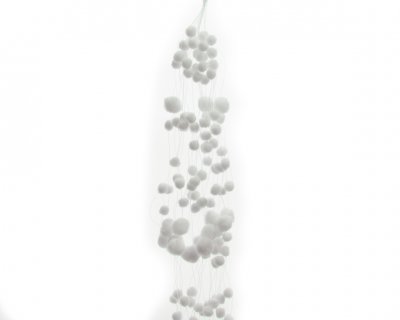 Girlang Snöboll 3x78x3cm Vit