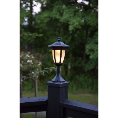Solcellslampa Flame Svart 63x15,5cm