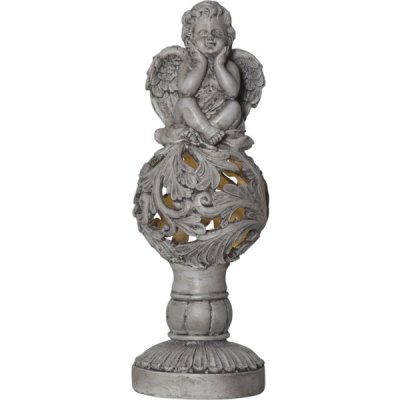 Solcellsdekoration Ängel 10x27x10cm