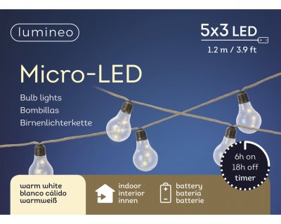 Slinga Rep LED 5st 120cm