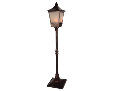 Lyktstolpe Svart LED 37,5xH185cm