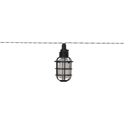 Slinga 210cm 8 lampor Svart Klar