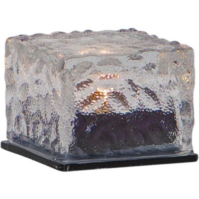 Iskub Solcell LED 7x5,5x7cm 3-pack