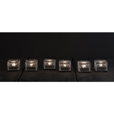 Iskub Solcell LED 7x5,5x7cm 3-pack
